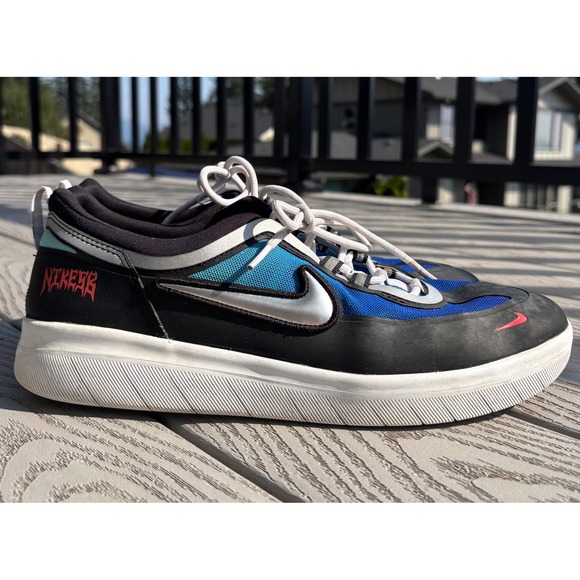 Nike Samborghini x Nyjah Free 2 Premium SB Light Photo Blue DC9104-400 Size 11 - Picture 1 of 10
